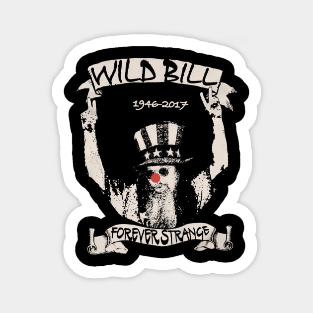 Wild Bill Sticker by krisPwhisper